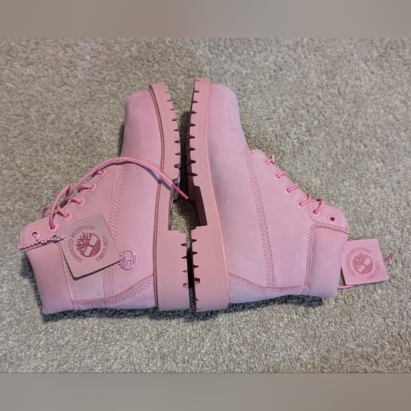 Timberland premium 6 inch water proof boots light pink - Picture 5 of 5